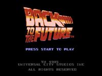Back to the Future, capture d'écran